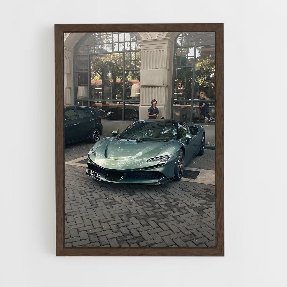 Poster spider roues – affiche Ferrari (vue 5)